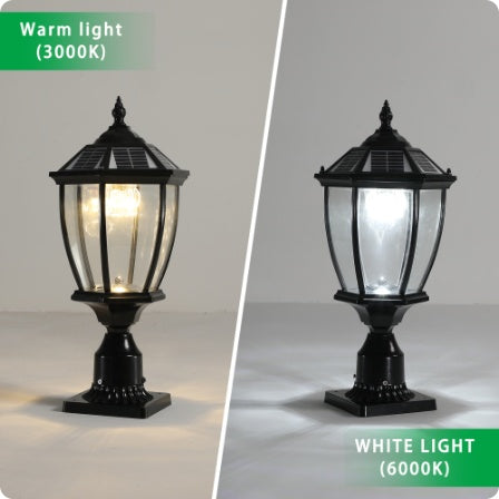 Verdolux™ Solar Lantern – Vintage LED for Pathways