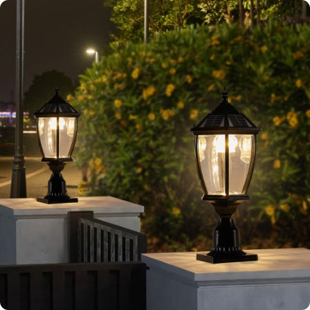 Verdolux™ Solar Lantern – Vintage LED for Pathways