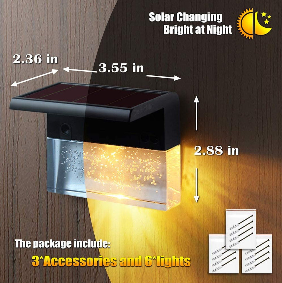 Halixir™ RGB Solar Step Light – Waterproof Design