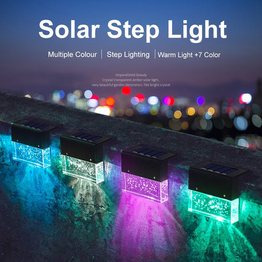 Halixir™ RGB Solar Step Light – Waterproof Design