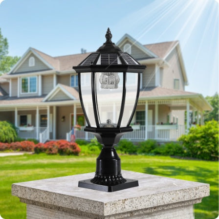 Verdolux™ Solar Lantern – Vintage LED for Pathways
